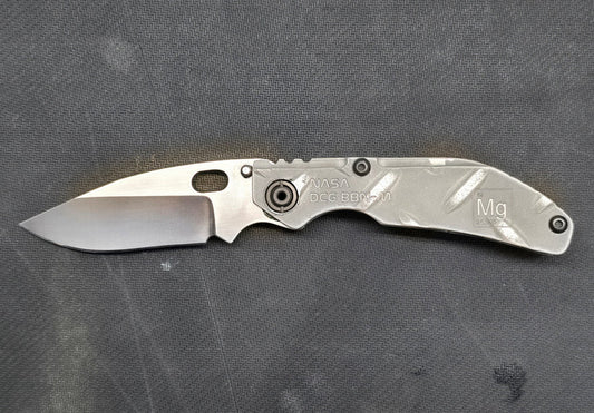 Dwyer Custom Goods BBNM Drop point NASA Magnesium Tread Plate Face